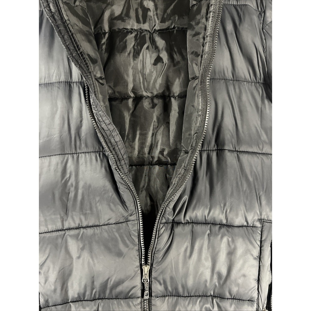 Swiss Tech Men's Packable Puffer Jacket Black Size Small S 34-36 Full Zip - Picture 7 of 10